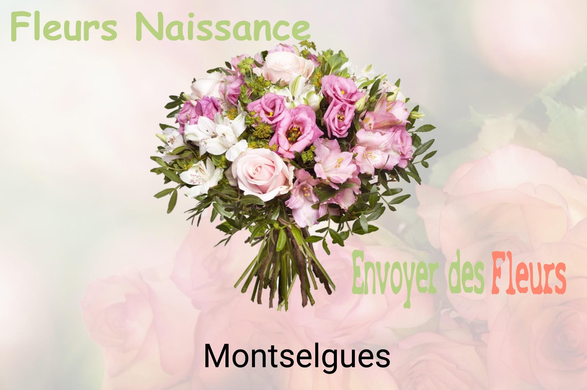 Bouquet de fleurs de naissance livré à Montselgues